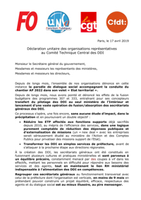 IMG Declaration unitaire CT des DDI