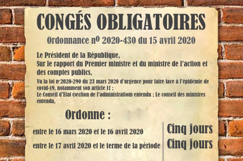 conges obligatoires