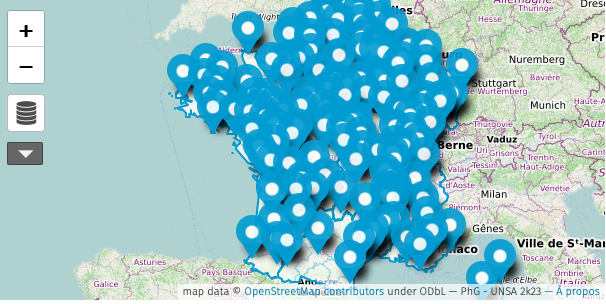 Carte manifestations