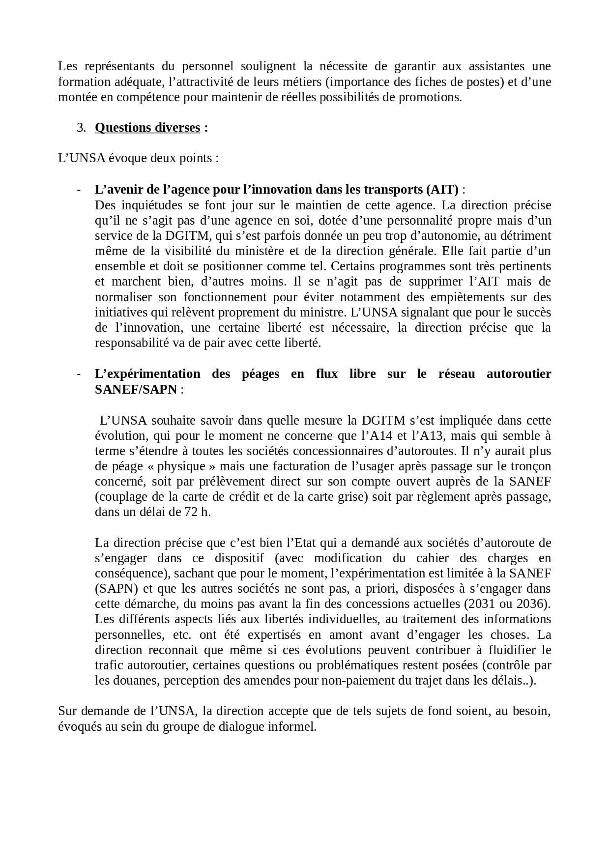 Cosui DGITM du 12 juillet 2024 page 3